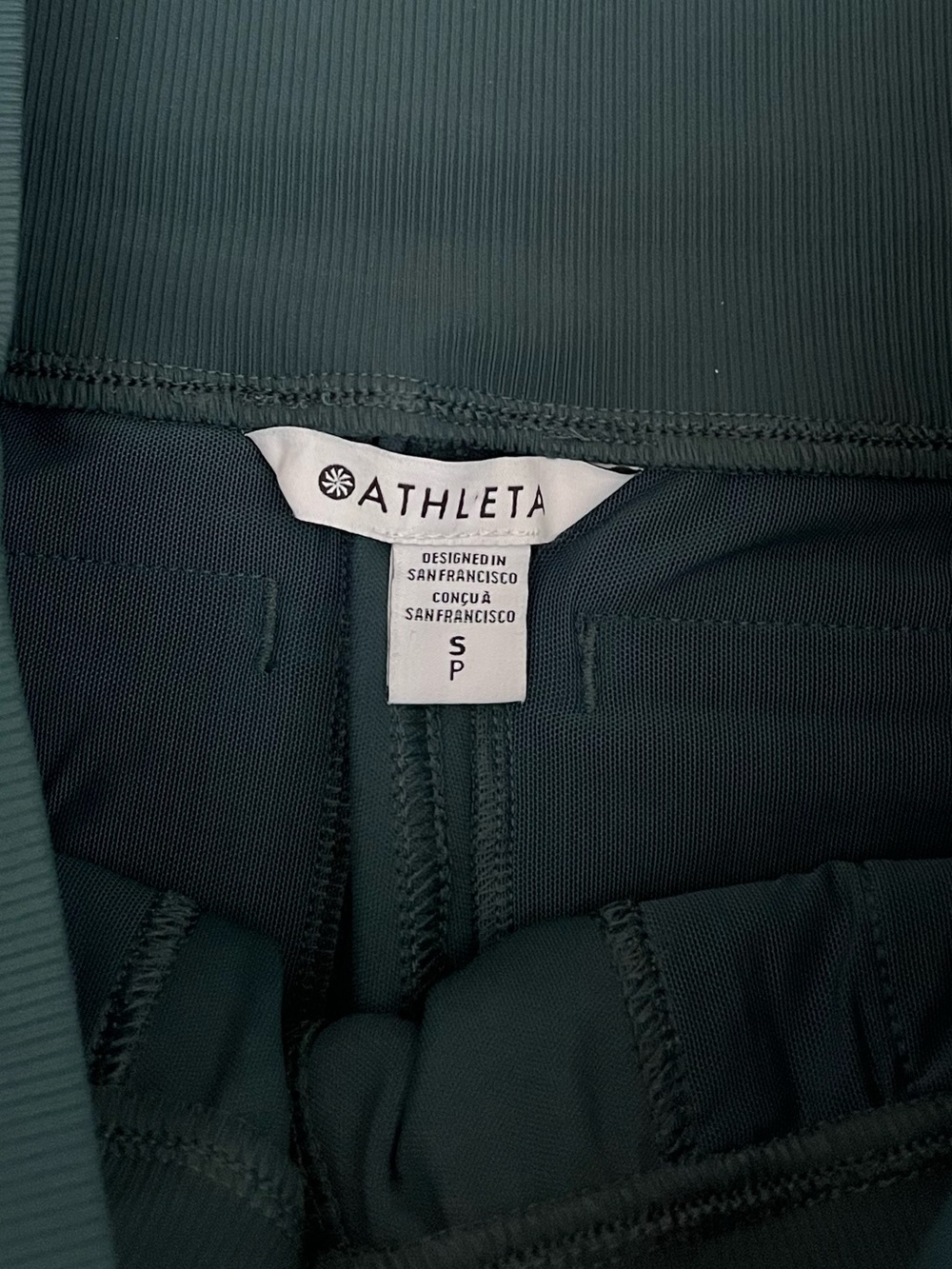 {Athleta} Venice High Rise Wide Leg Pants in Green - Womens Small - Picture 8 of 9